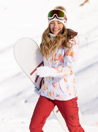 Roxy Jetty jacket - Bright White Tenderness