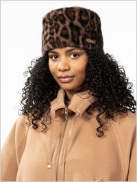 Josh hat - Print Brown