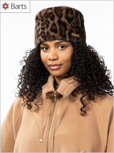 Josh hat - Print Brown