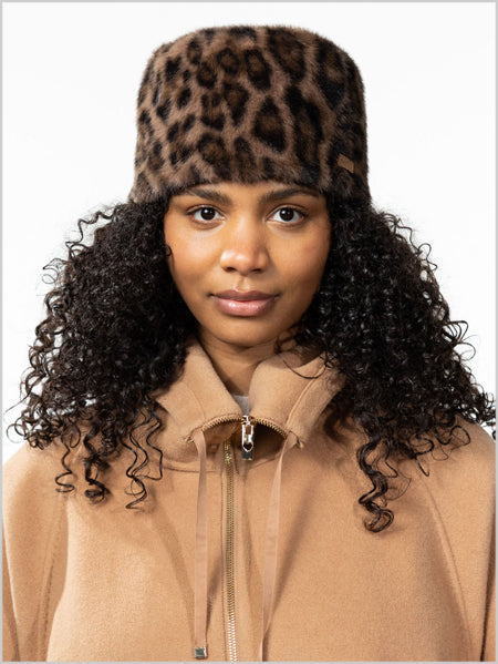 Josh hat - Print Brown