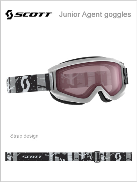Junior Agent goggles (age 2 - 6) - Black/grey/white