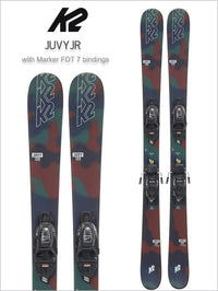 Juvy junior skis with Marker FDT 7 bindings