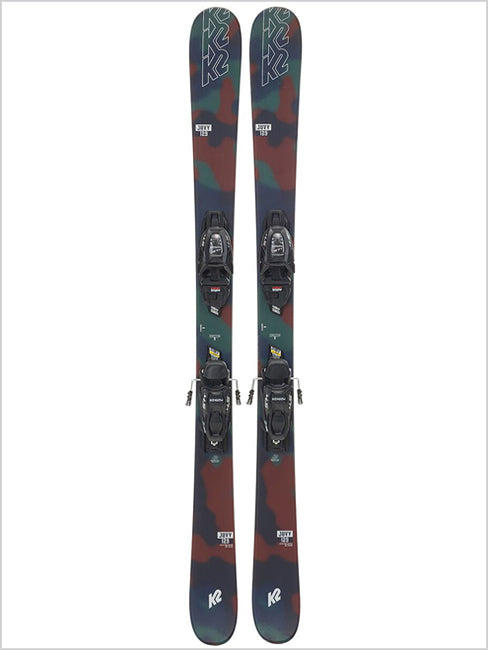 Juvy junior skis with Marker FDT 7 bindings
