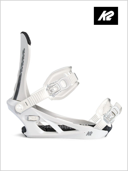 Sonic Snowboard Bindings - White