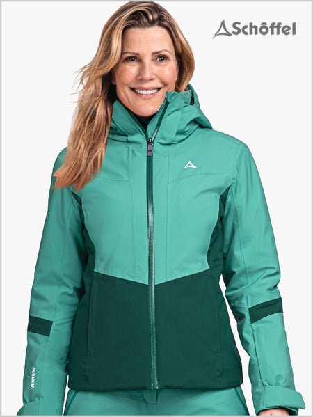 Kanzelwand womens ski jacket - Spectra green