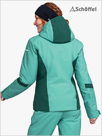 Kanzelwand womens ski jacket - Spectra green