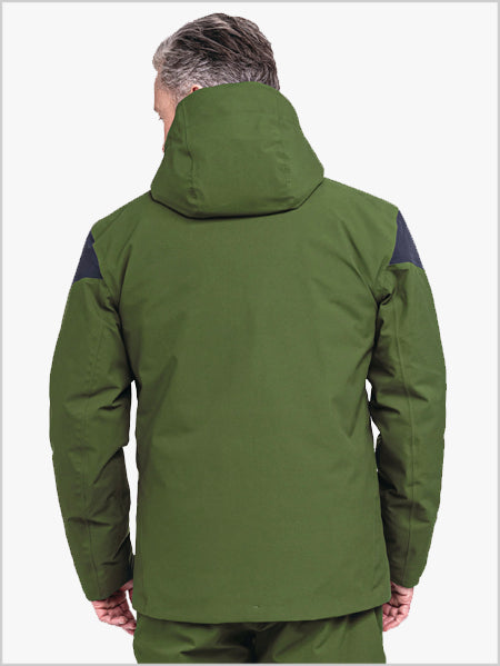 Kanzelwand mens ski jacket - Loden green (larger sizes)