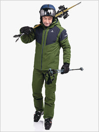 Kanzelwand mens ski jacket - Loden green (larger sizes)