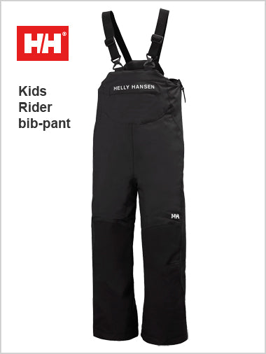 Kids Rider bib-pant - Black
