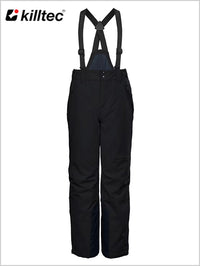 Killtec girls bib pant - Black (ages 10-12)
