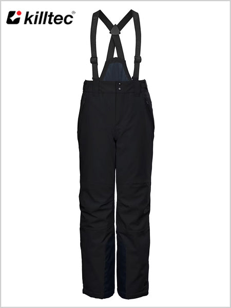 Killtec girls bib pant - Black (ages 10-12)