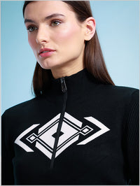 Poivre Blanc knit ski sweater