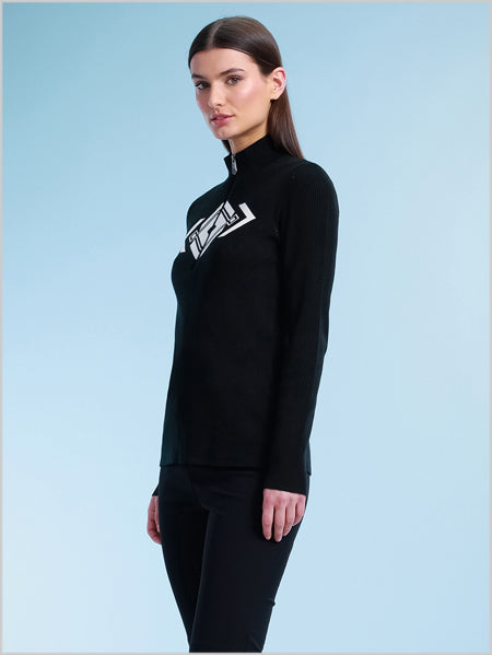 Poivre Blanc knit ski sweater