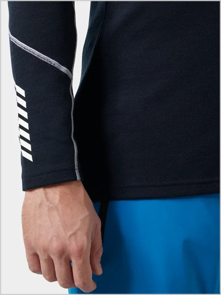 Mens - HH Merino Lifa 1/2 zip top - Navy