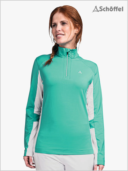 Longsleeve Fiss womens ski top - Spectra green