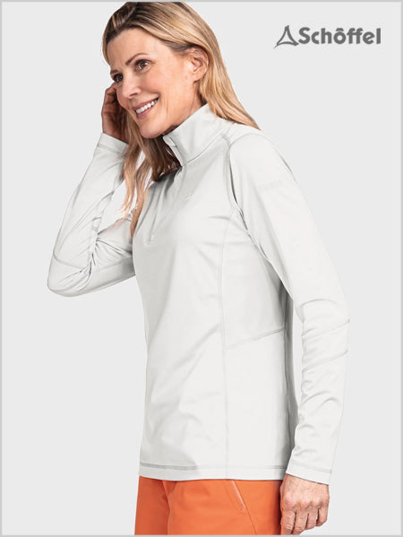 Longsleeve Lenggries womens ski top - White