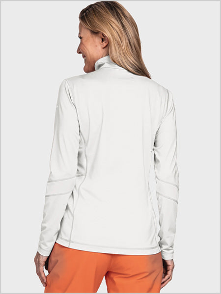 Longsleeve Lenggries womens ski top - White
