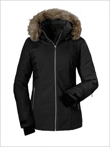 Maria Alm 1 ski jacket black (only UK 10 now left)