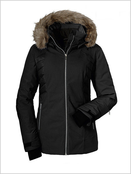 Maria Alm 1 ski jacket black (only UK 10 now left)