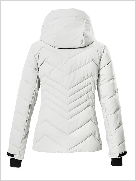 Maria Down Look Ski Jacket - Broken White