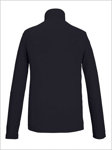 Mens fleece shirt SU Collar - Black blue