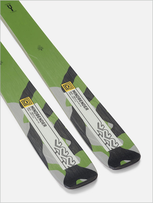 Mindbender 89Ti skis and Marker Griffon TCX D bindings