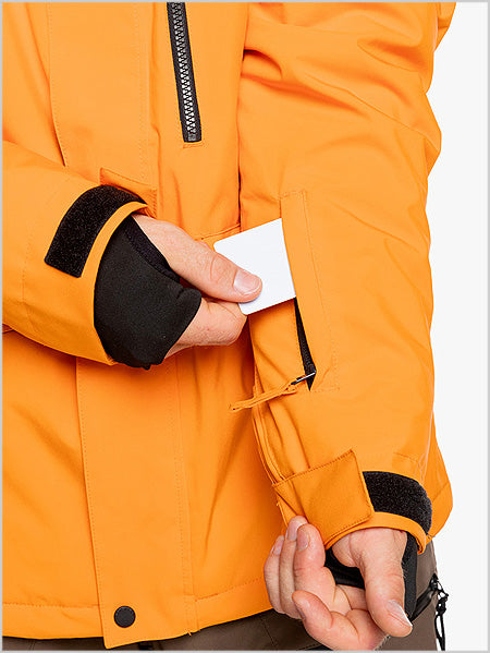 Mission Solid Jacket - Orange Pepper