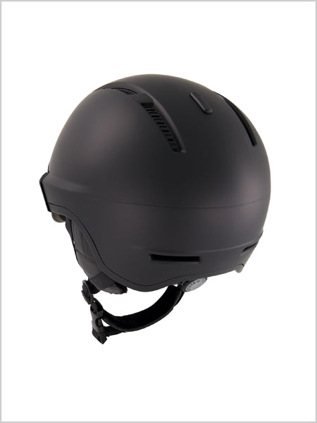 Montblanc visor helmet - Matte Black (Red Mirror Visor)