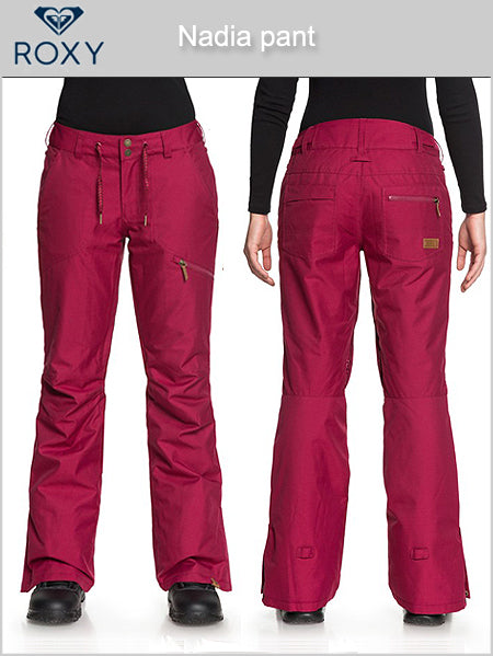 Nadia pant - Beet red