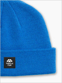 Turtle fur Pathfinder knit beanie - Blue