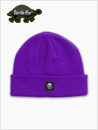 Turtle fur Pathfinder knit beanie - Purple