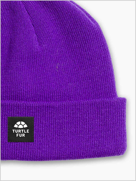 Turtle fur Pathfinder knit beanie - Purple