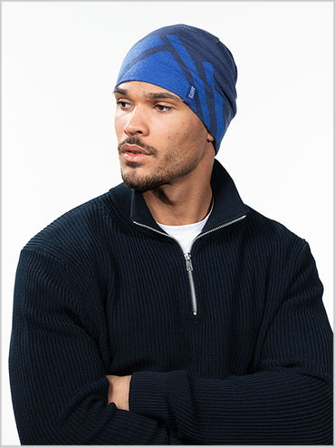 Peaktop beanie - Blue