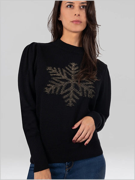 Penda 2 Merino pullover - black