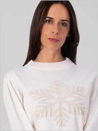 Penda 2 Merino pullover - white