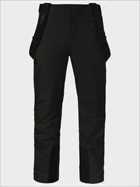 Pine mens ski pants SHORT - Black