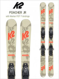 Poacher junior skis with Marker FDT 7 bindings
