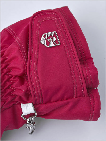 Mittens: Primaloft Leather Female Mitt - Orchid