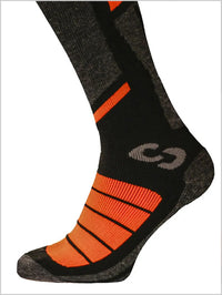 Pro Socks II Double pack - Black - Orange