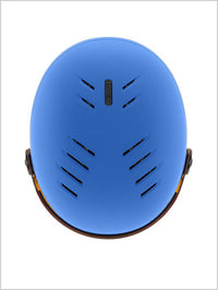 Rocket Jr Visor helmet - blue matt (mirror blue lens)