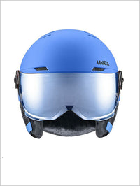 Rocket Jr Visor helmet - blue matt (mirror blue lens)