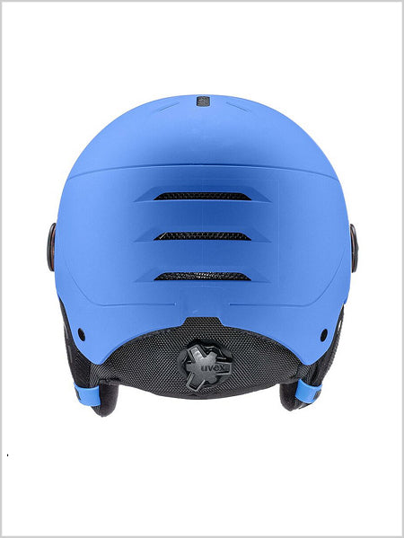 Rocket Jr Visor helmet - blue matt (mirror blue lens)