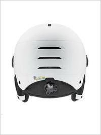 Rocket Jr Visor helmet - white matt (mirror blue lens)