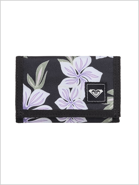 Small beach - wallet for women - Anthracite Pacific
