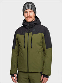 Safuna men's ski jacket - Avocado Branch