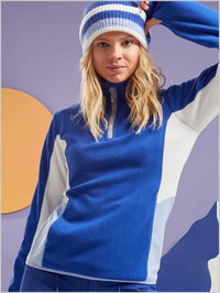 Sayna half zip fleece - Bluing