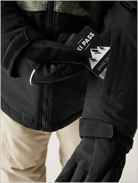 Send it! Jacket - Black / Distressed print