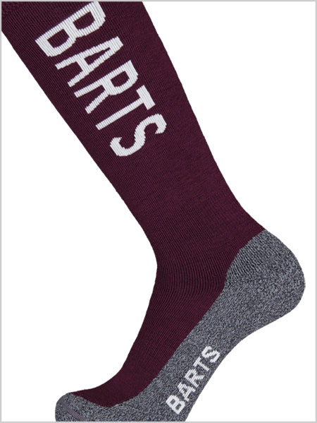 Basic Skisock Uni merino (Aubergine) - kids / adults