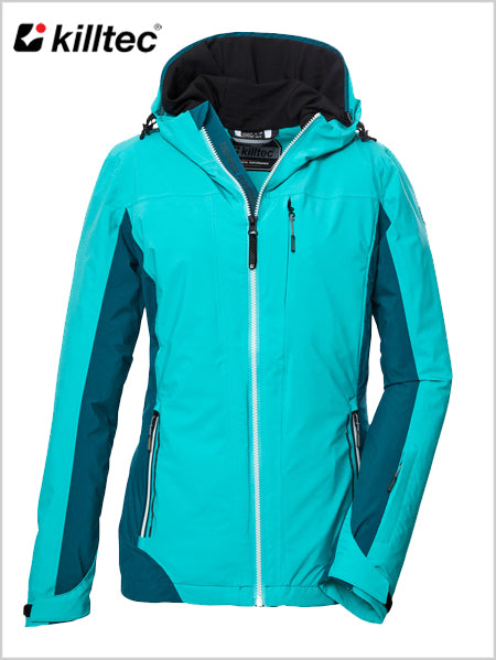 Slim line ski jacket - Aqua (larger sizes)