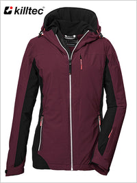 Slim line ski jacket - Plum (size 16)